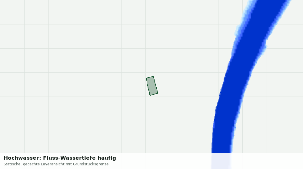 Statische Kartenansicht: Hochwasser: Fluss-Wassertiefe häufig
