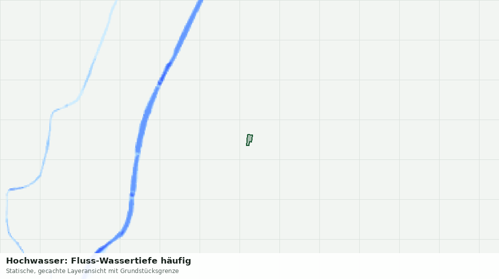 Statische Kartenansicht: Hochwasser: Fluss-Wassertiefe häufig