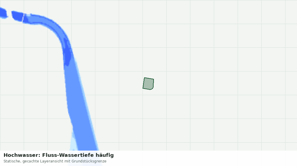 Statische Kartenansicht: Hochwasser: Fluss-Wassertiefe häufig