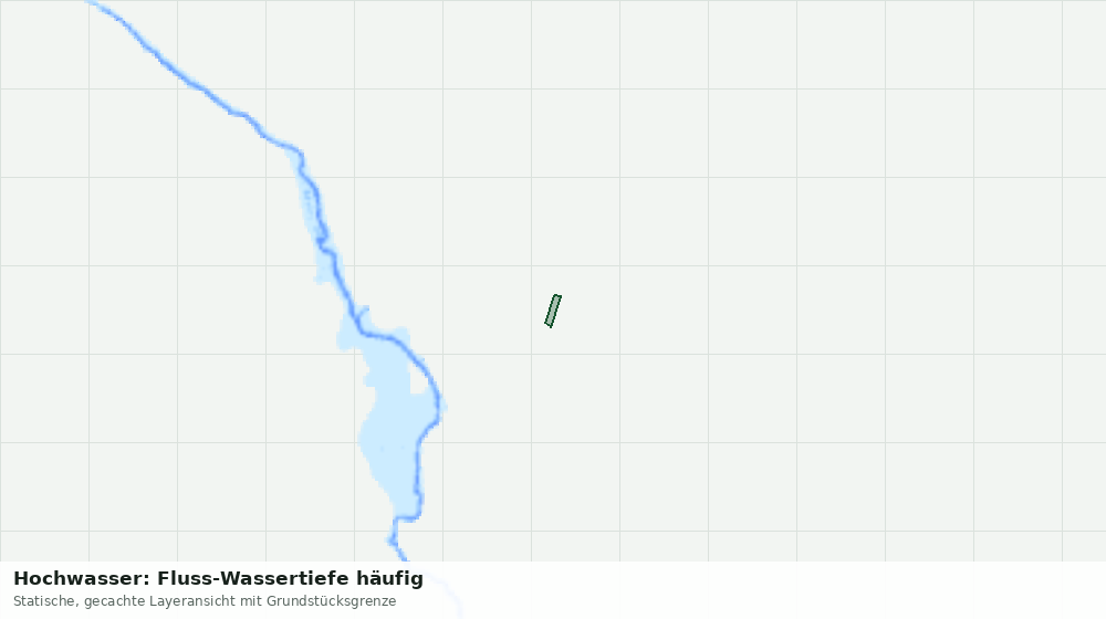 Statische Kartenansicht: Hochwasser: Fluss-Wassertiefe häufig