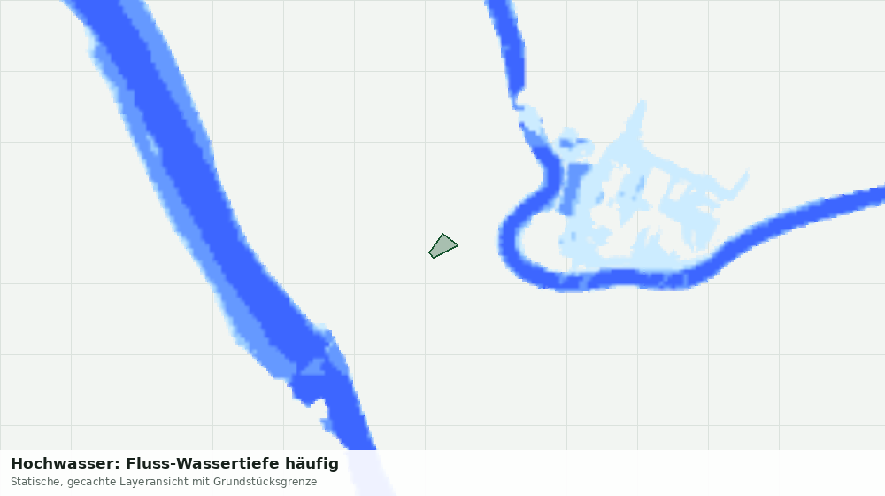 Statische Kartenansicht: Hochwasser: Fluss-Wassertiefe häufig