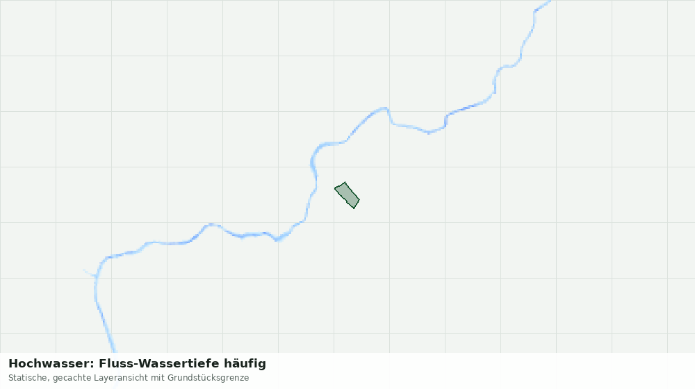 Statische Kartenansicht: Hochwasser: Fluss-Wassertiefe häufig