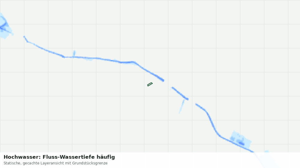 Statische Kartenansicht: Hochwasser: Fluss-Wassertiefe häufig
