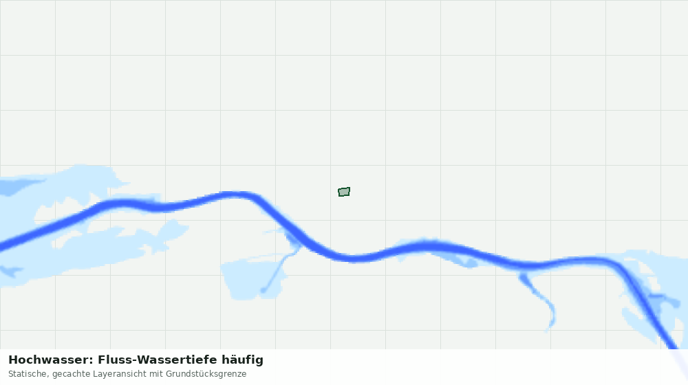 Statische Kartenansicht: Hochwasser: Fluss-Wassertiefe häufig