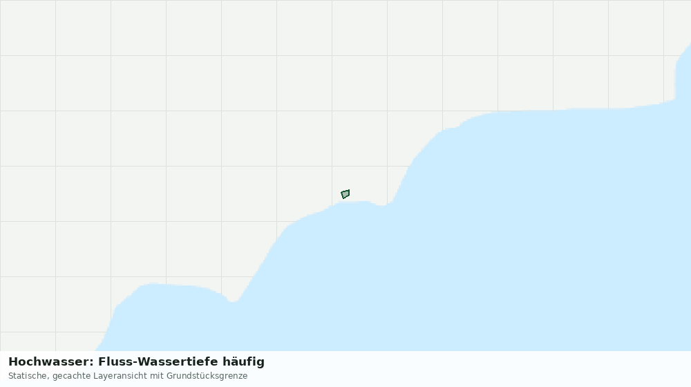 Statische Kartenansicht: Hochwasser: Fluss-Wassertiefe häufig