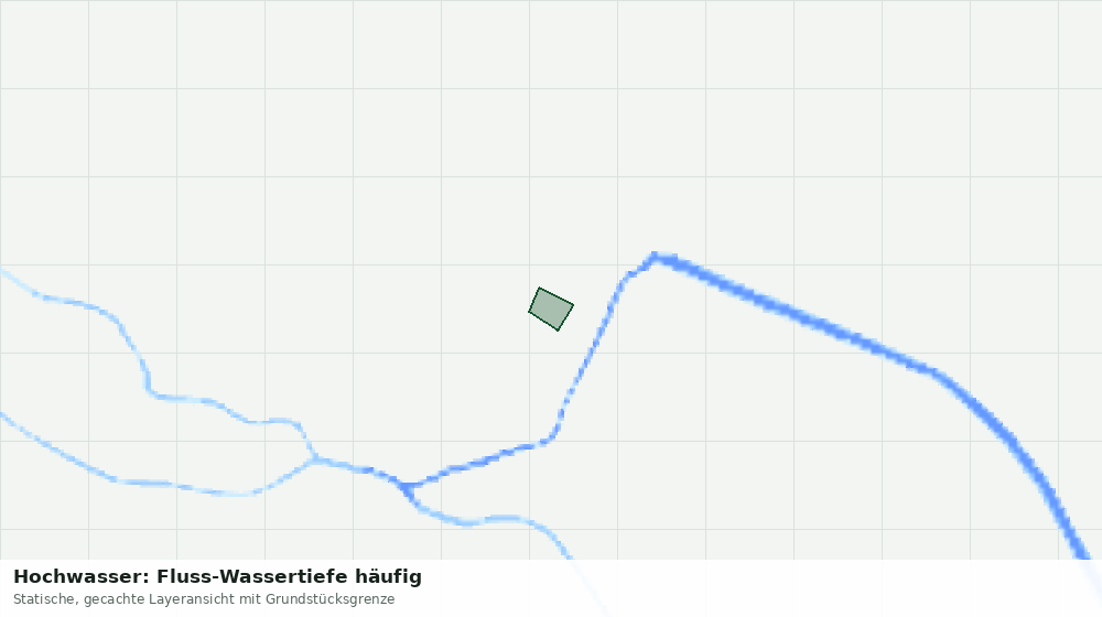 Statische Kartenansicht: Hochwasser: Fluss-Wassertiefe häufig