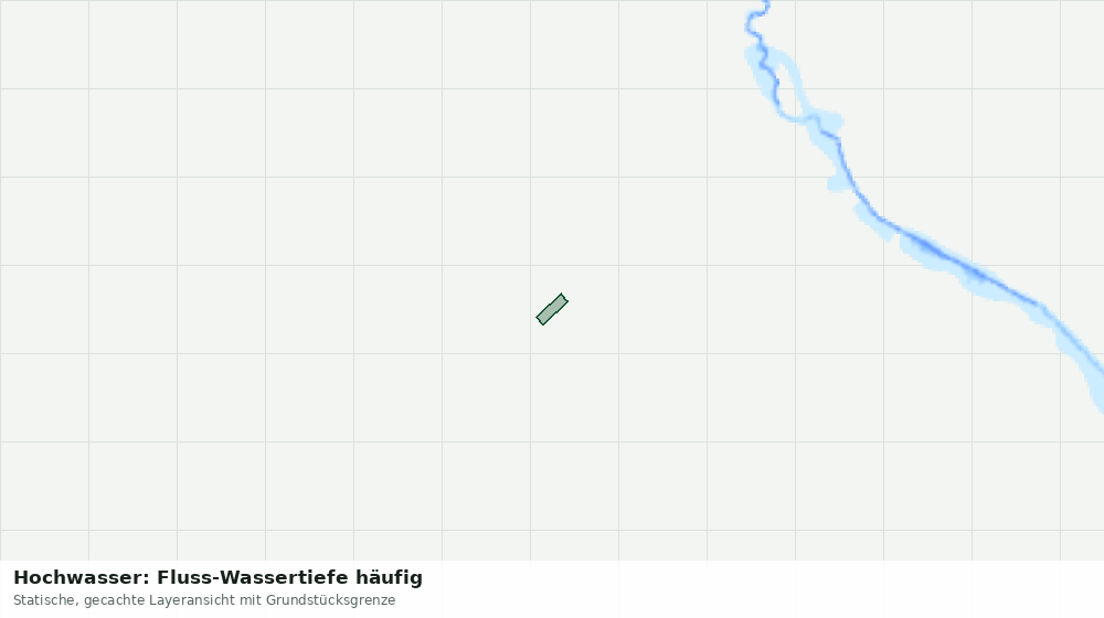 Statische Kartenansicht: Hochwasser: Fluss-Wassertiefe häufig