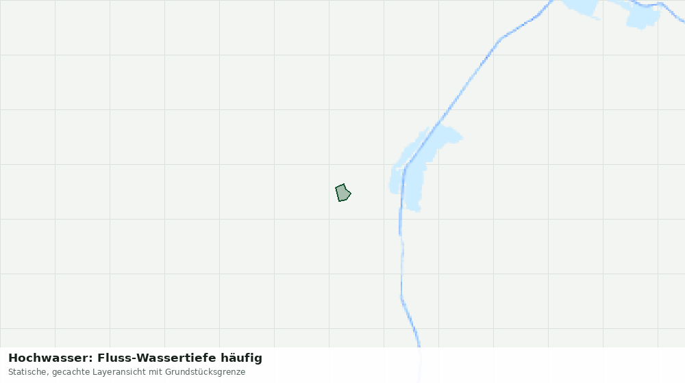 Statische Kartenansicht: Hochwasser: Fluss-Wassertiefe häufig