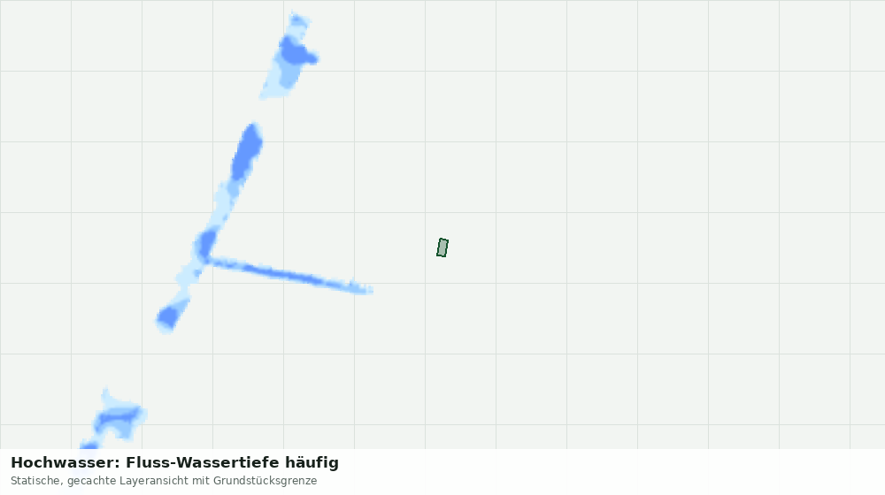 Statische Kartenansicht: Hochwasser: Fluss-Wassertiefe häufig