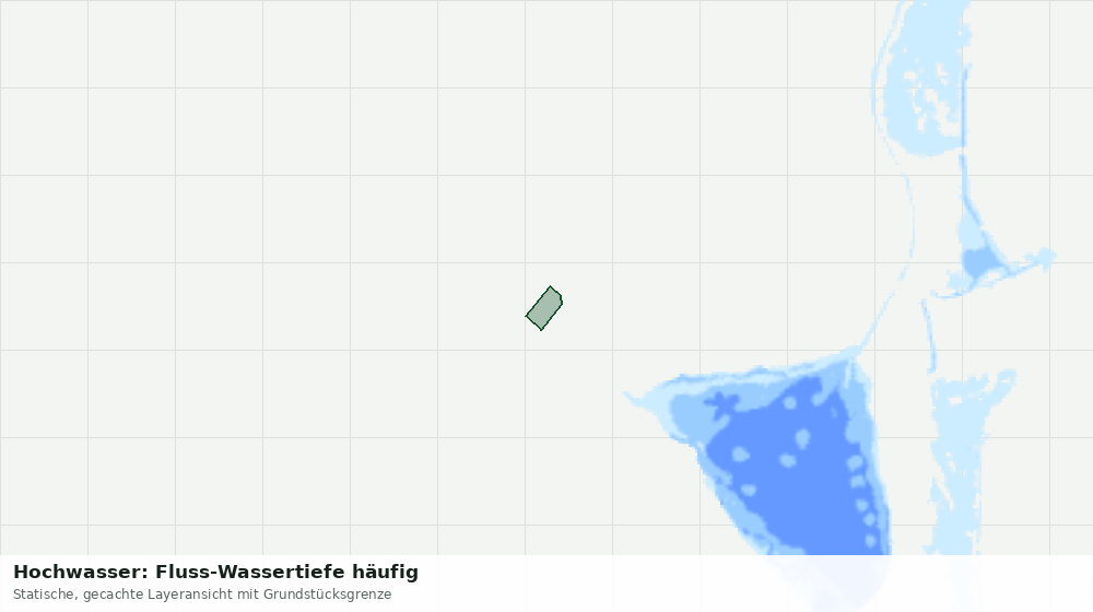 Statische Kartenansicht: Hochwasser: Fluss-Wassertiefe häufig