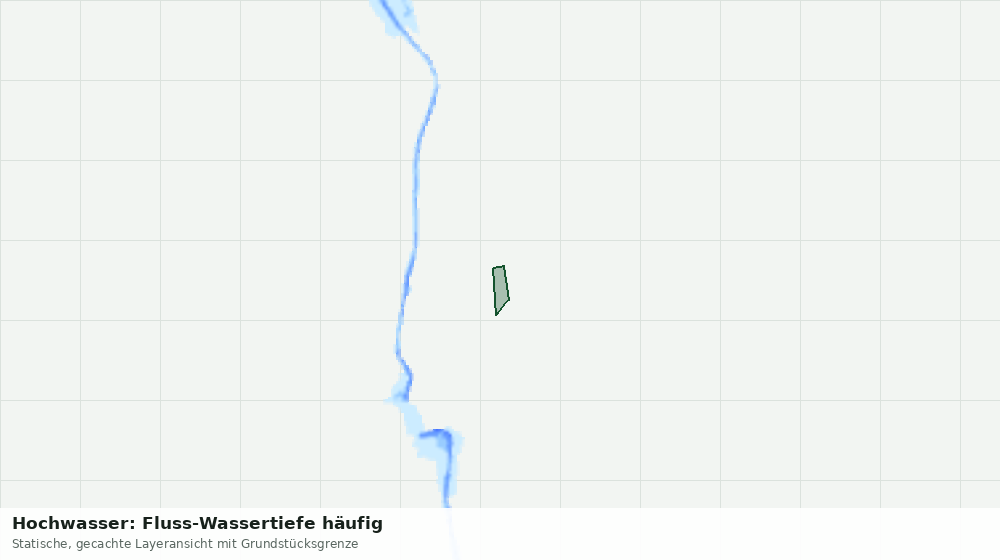 Statische Kartenansicht: Hochwasser: Fluss-Wassertiefe häufig