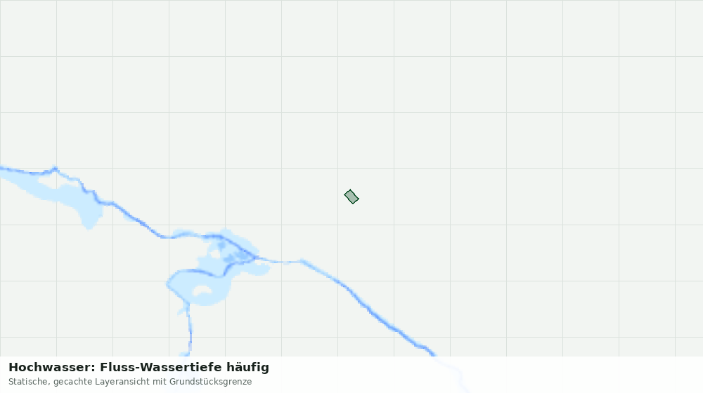 Statische Kartenansicht: Hochwasser: Fluss-Wassertiefe häufig