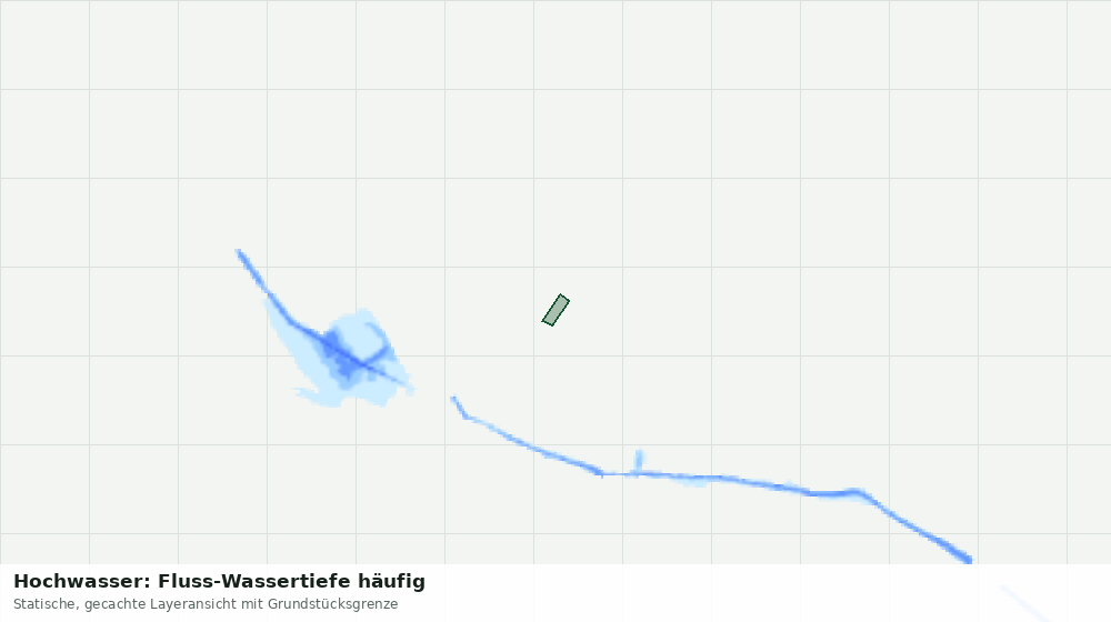 Statische Kartenansicht: Hochwasser: Fluss-Wassertiefe häufig