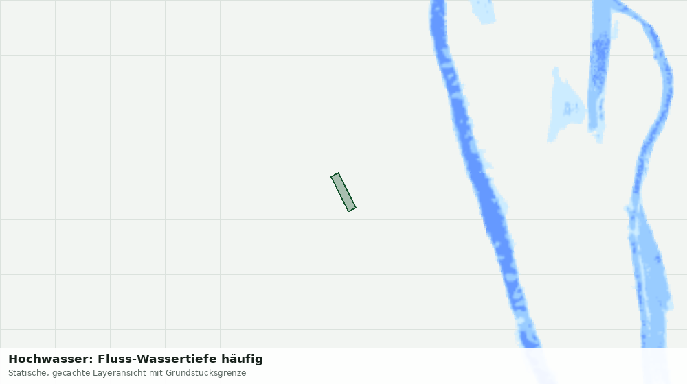 Statische Kartenansicht: Hochwasser: Fluss-Wassertiefe häufig