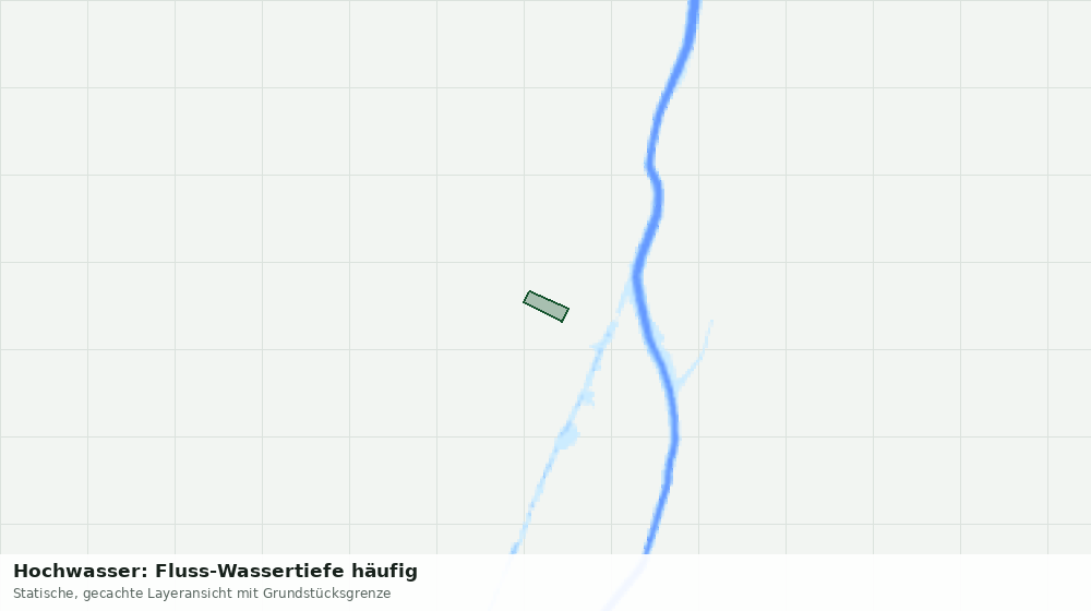 Statische Kartenansicht: Hochwasser: Fluss-Wassertiefe häufig