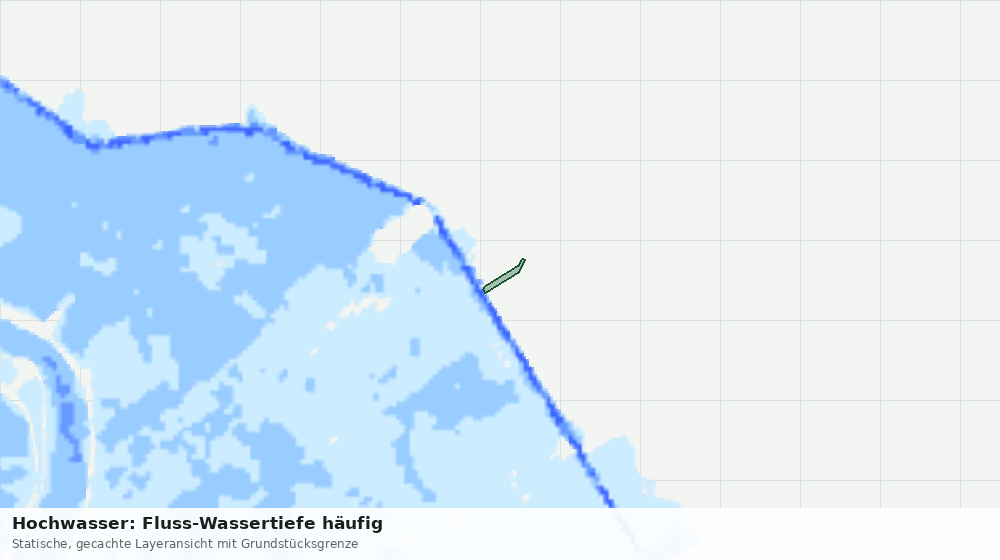 Statische Kartenansicht: Hochwasser: Fluss-Wassertiefe häufig