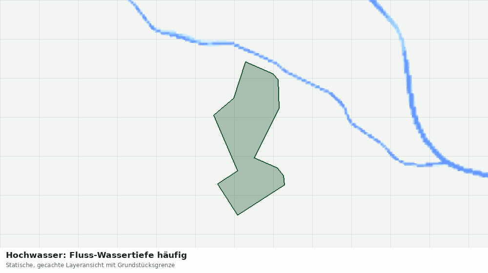 Statische Kartenansicht: Hochwasser: Fluss-Wassertiefe häufig