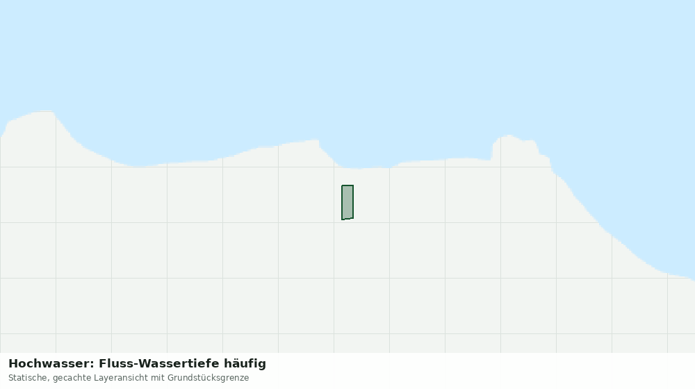 Statische Kartenansicht: Hochwasser: Fluss-Wassertiefe häufig