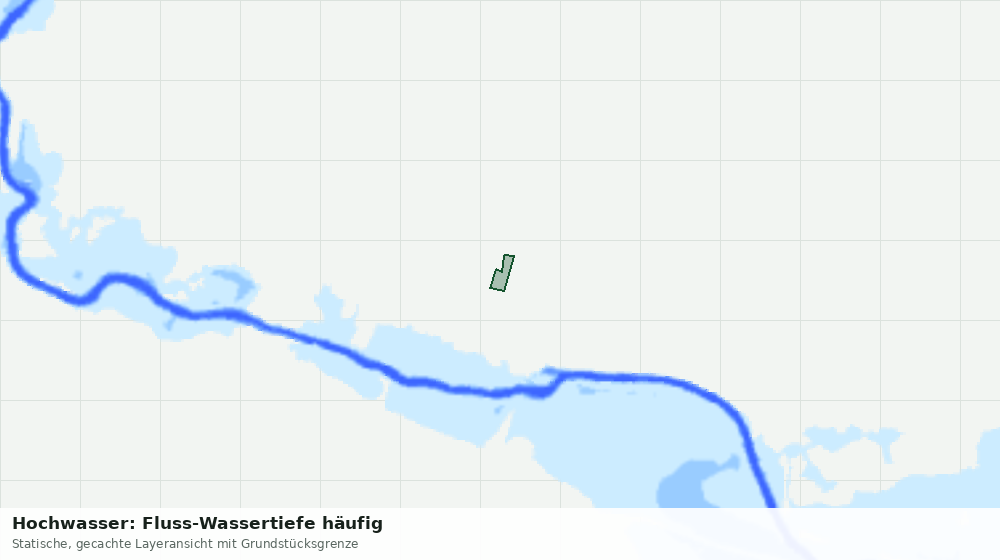 Statische Kartenansicht: Hochwasser: Fluss-Wassertiefe häufig