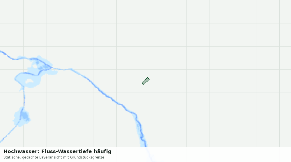 Statische Kartenansicht: Hochwasser: Fluss-Wassertiefe häufig