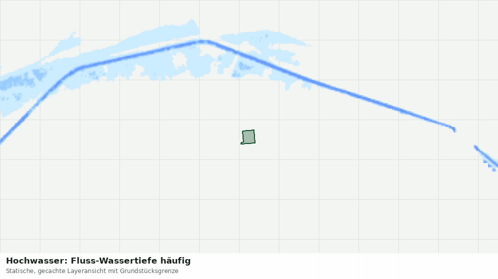 Statische Kartenansicht: Hochwasser: Fluss-Wassertiefe häufig