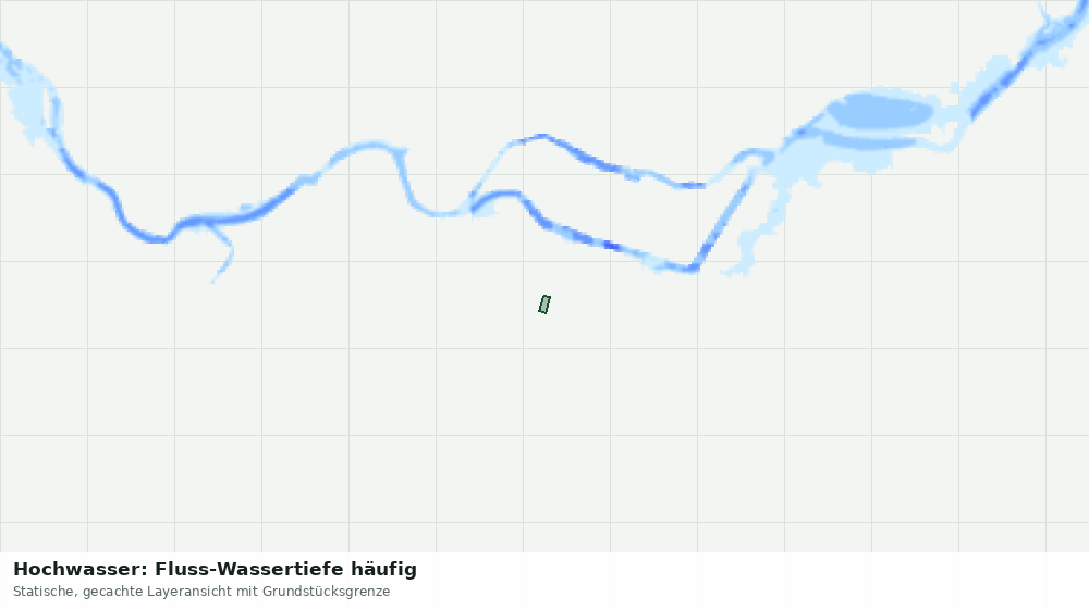Statische Kartenansicht: Hochwasser: Fluss-Wassertiefe häufig