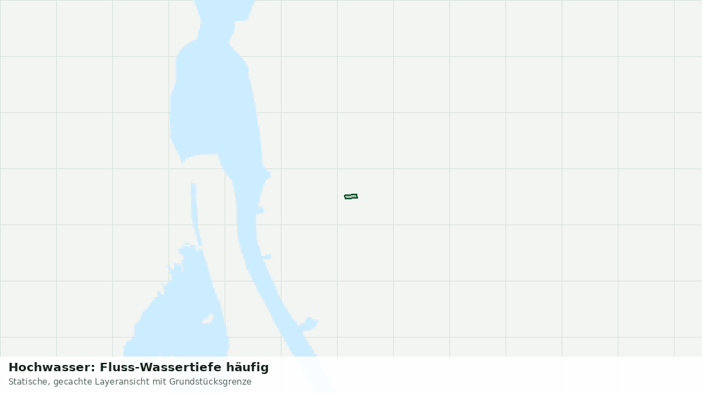 Statische Kartenansicht: Hochwasser: Fluss-Wassertiefe häufig