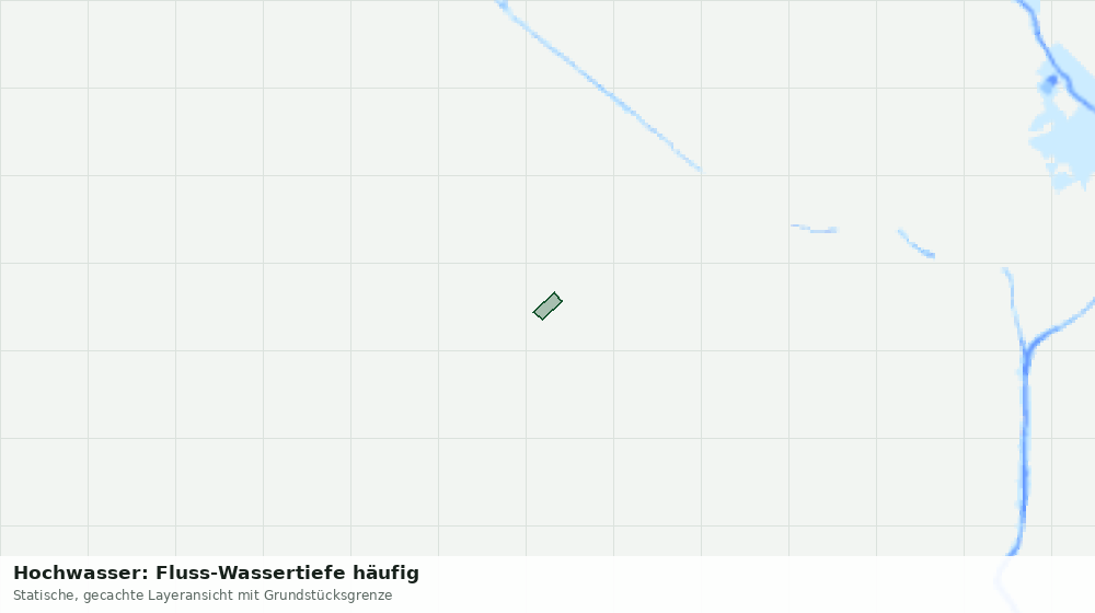 Statische Kartenansicht: Hochwasser: Fluss-Wassertiefe häufig