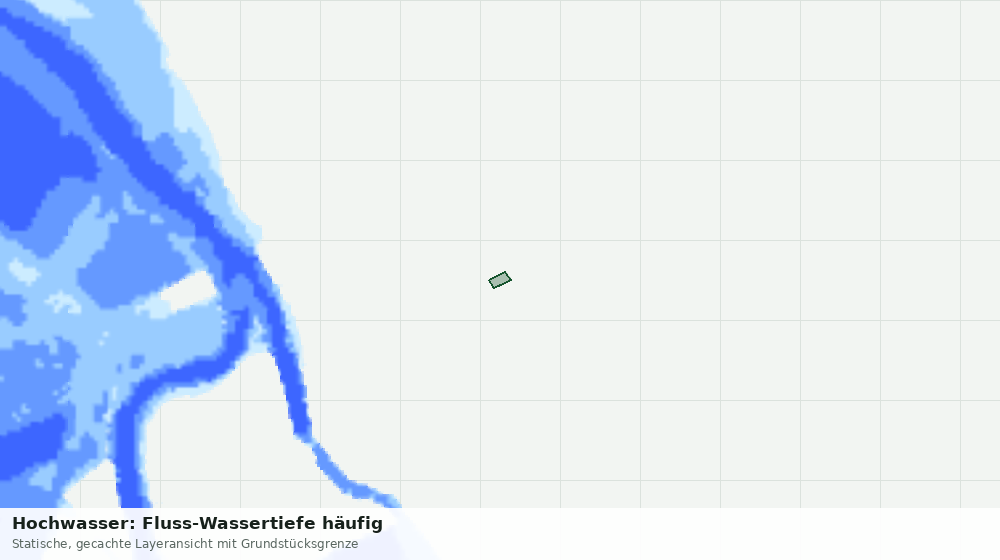 Statische Kartenansicht: Hochwasser: Fluss-Wassertiefe häufig