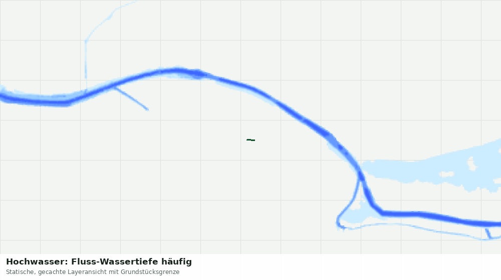 Statische Kartenansicht: Hochwasser: Fluss-Wassertiefe häufig