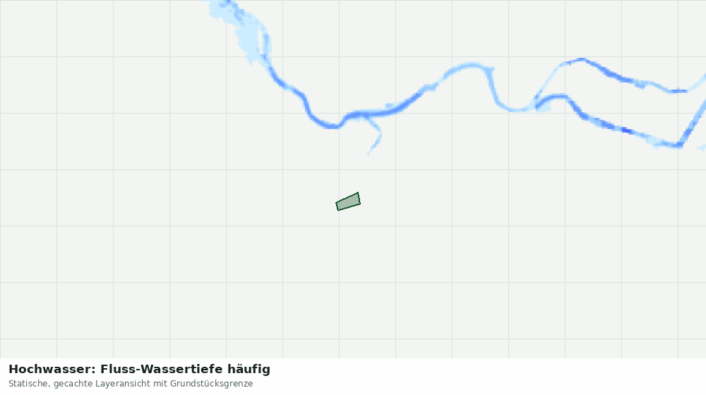 Statische Kartenansicht: Hochwasser: Fluss-Wassertiefe häufig