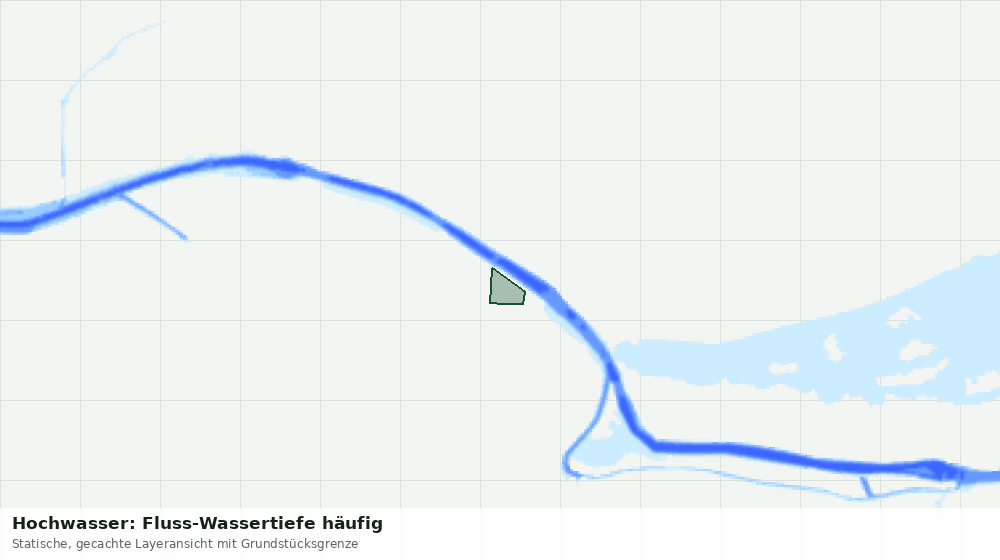 Statische Kartenansicht: Hochwasser: Fluss-Wassertiefe häufig