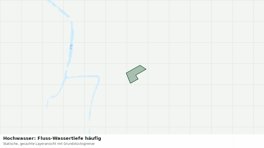Statische Kartenansicht: Hochwasser: Fluss-Wassertiefe häufig