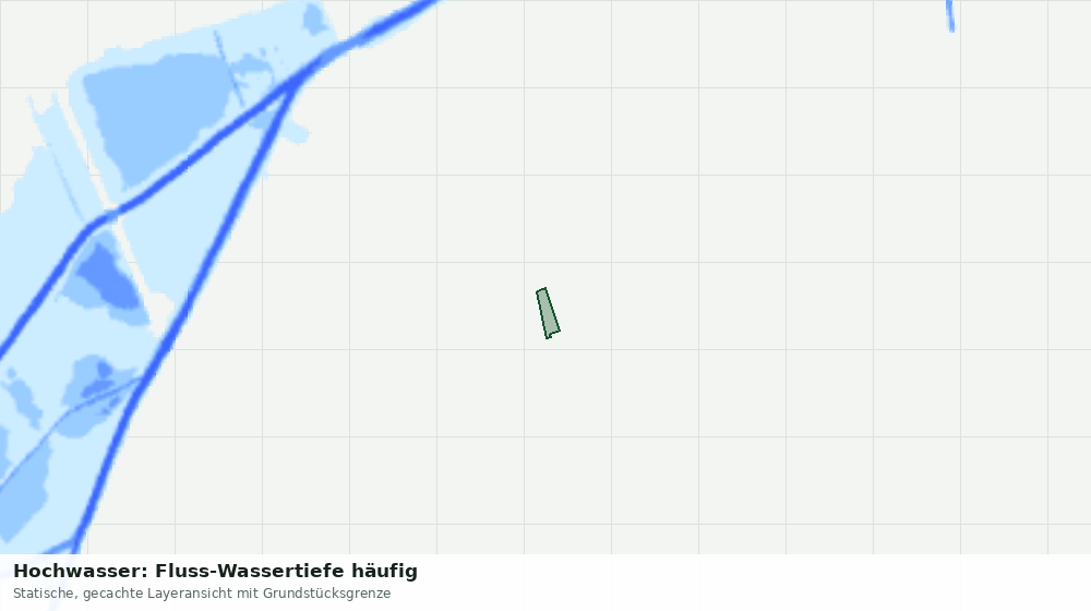 Statische Kartenansicht: Hochwasser: Fluss-Wassertiefe häufig