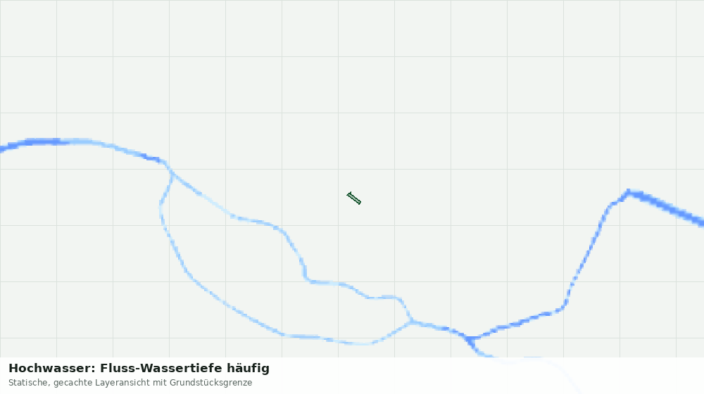 Statische Kartenansicht: Hochwasser: Fluss-Wassertiefe häufig