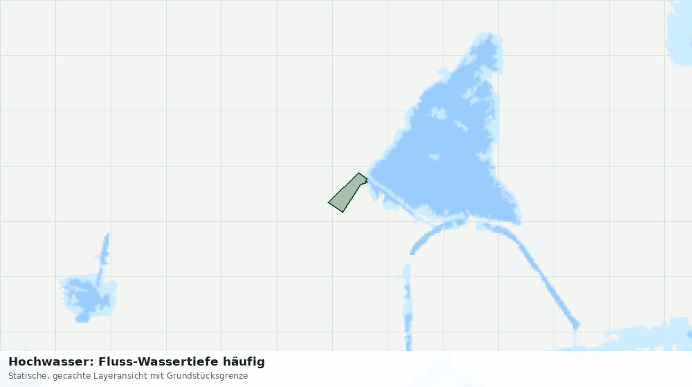 Statische Kartenansicht: Hochwasser: Fluss-Wassertiefe häufig