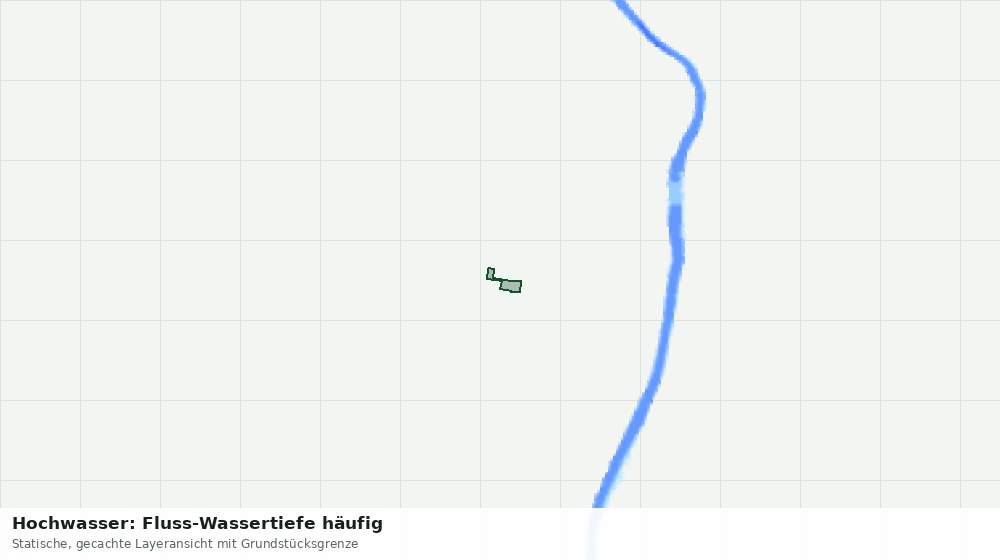 Statische Kartenansicht: Hochwasser: Fluss-Wassertiefe häufig
