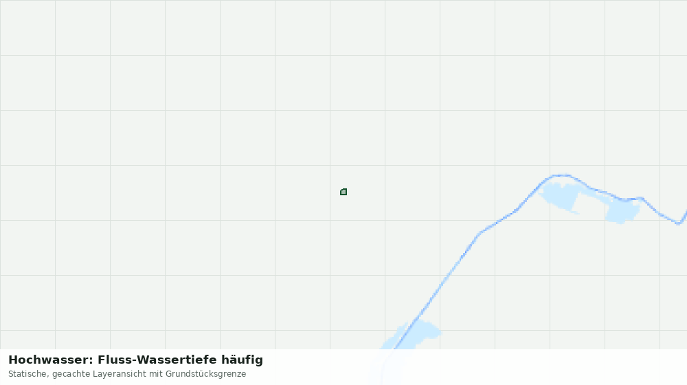 Statische Kartenansicht: Hochwasser: Fluss-Wassertiefe häufig