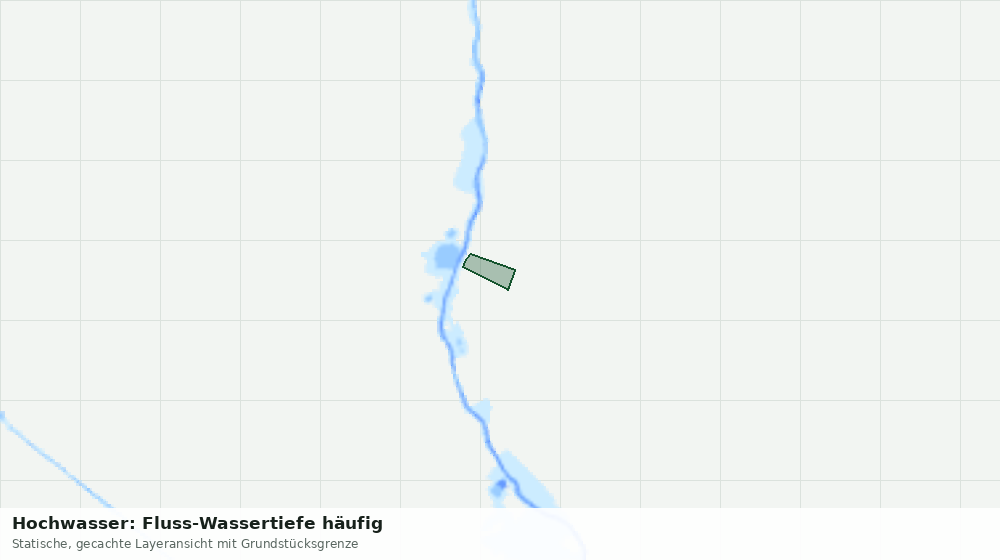 Statische Kartenansicht: Hochwasser: Fluss-Wassertiefe häufig