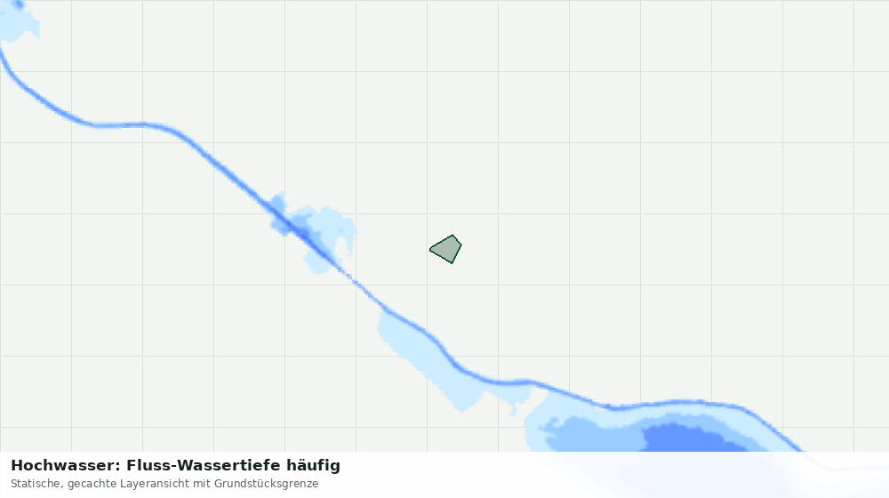 Statische Kartenansicht: Hochwasser: Fluss-Wassertiefe häufig