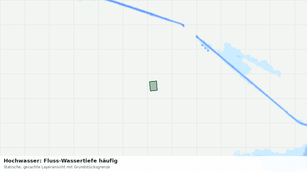 Statische Kartenansicht: Hochwasser: Fluss-Wassertiefe häufig
