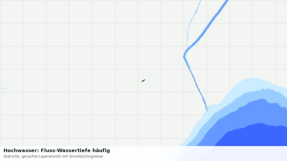 Statische Kartenansicht: Hochwasser: Fluss-Wassertiefe häufig