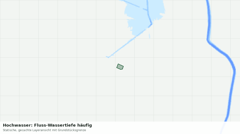Statische Kartenansicht: Hochwasser: Fluss-Wassertiefe häufig