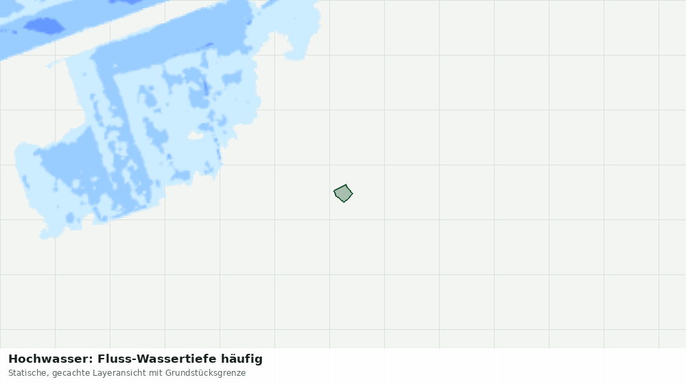Statische Kartenansicht: Hochwasser: Fluss-Wassertiefe häufig