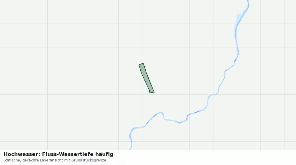 Statische Kartenansicht: Hochwasser: Fluss-Wassertiefe häufig