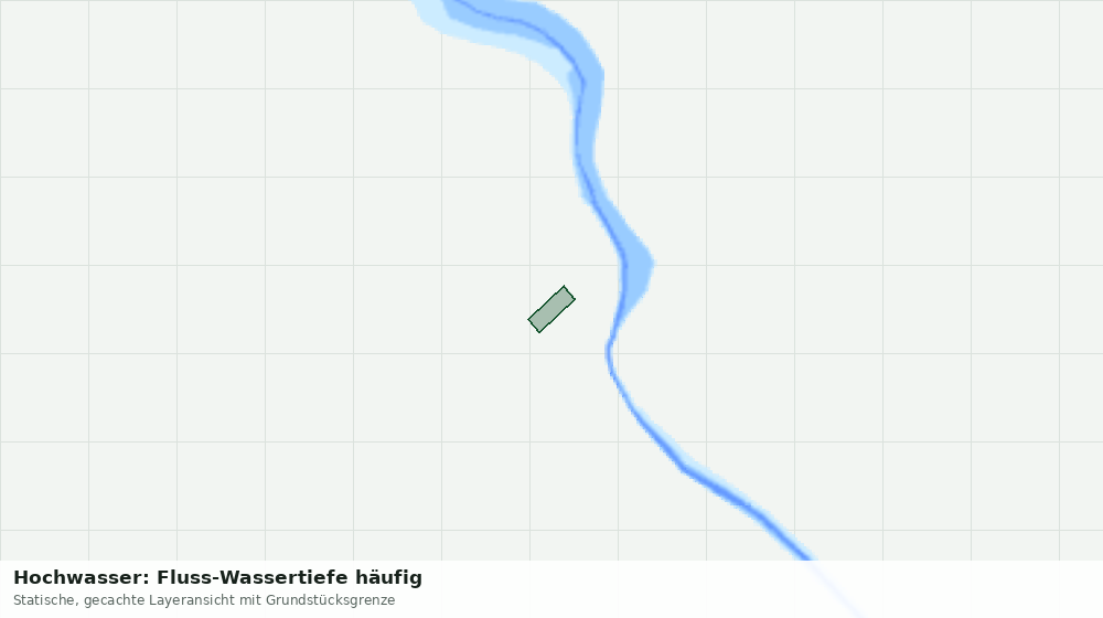 Statische Kartenansicht: Hochwasser: Fluss-Wassertiefe häufig