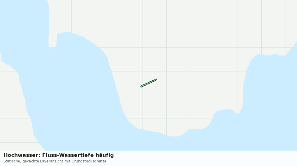 Statische Kartenansicht: Hochwasser: Fluss-Wassertiefe häufig