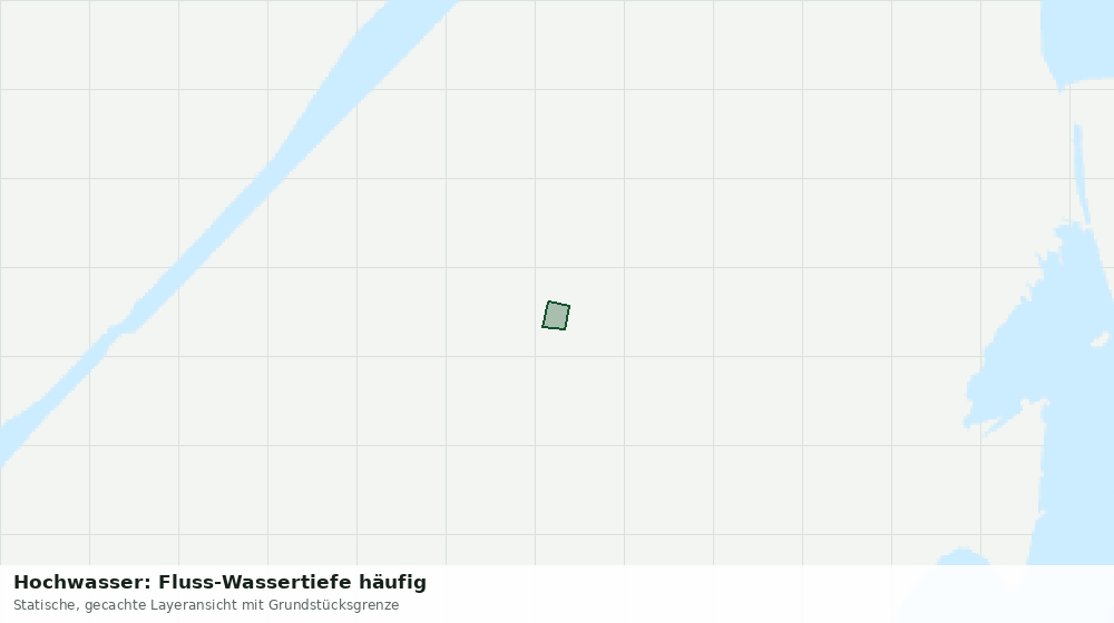 Statische Kartenansicht: Hochwasser: Fluss-Wassertiefe häufig
