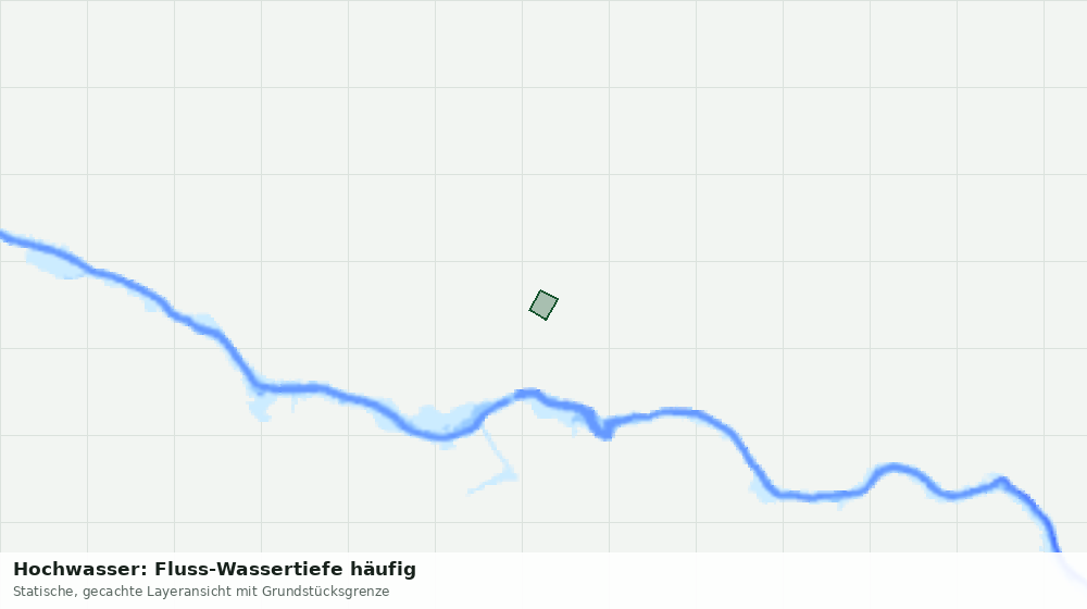 Statische Kartenansicht: Hochwasser: Fluss-Wassertiefe häufig