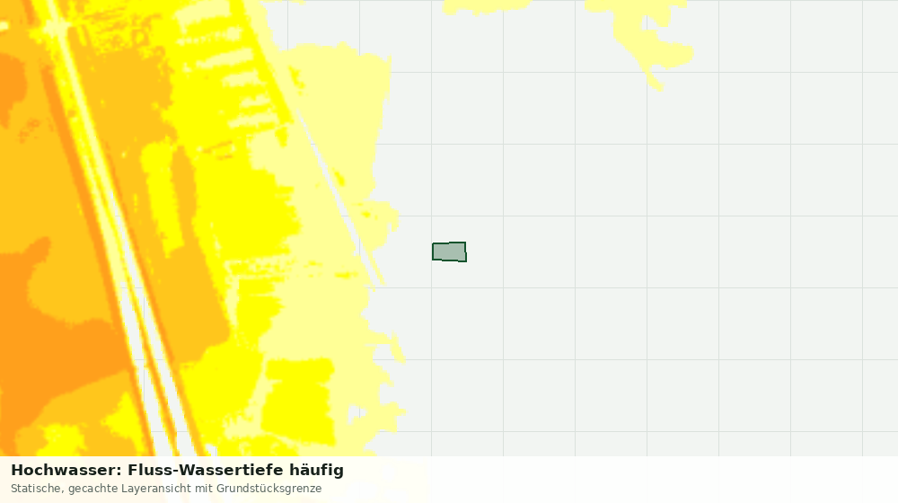 Statische Kartenansicht: Hochwasser: Fluss-Wassertiefe häufig